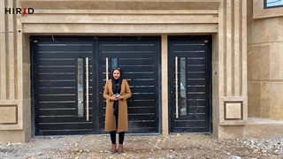 درب فلزی ورودی ساختمان طرح لاریسا