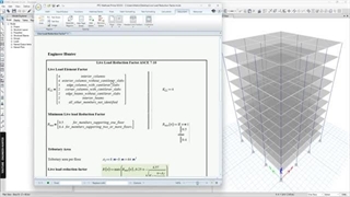 Live Load Reduction Factor using ETABS #design #tutorial #construction