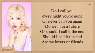 لیریک آهنگ call it the end از رزی────⋆⋅☆⋅⋆──