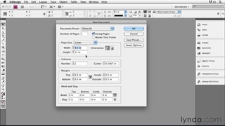 Designing Book Covers - 02 Getting Started - 04 Setting up a document in InDesign CS4