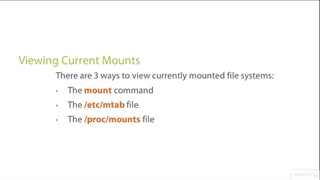 Linux Advanced File System Management (LPIC-2) - 02 File System Overview -04-Displaying Mounted Files Systems
