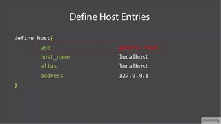 Linux Monitoring and Maintenance (LPIC-2) - 04 Monitoring Availability with Nagios - 04 Defining Hosts Within Nagios