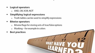 Math for Programmers - 06.Logic, Booleans and Bitwise Operations- 09.Summary