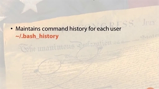Pluralsight Linux Command Line Interface CLI Fundamentals - 02_07-Recalling Commands Using History