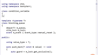 Pluralsight Modern C Plus Plus Concurrency - 04_05  Condition Variables