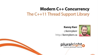 Pluralsight Modern C Plus Plus Concurrency - 08_01  The C++11 Thread Support Library