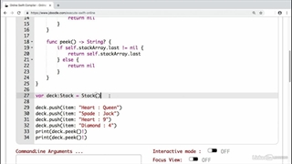 Data Structures - 29 Use stacks in Swift for LIFO