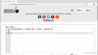 Data Structures - 45 Sets in Python 3