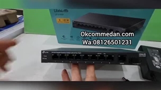 خرید و قیمت سوئیچ شبکه ۱۰ پورت PoE تی‌پی‌لینک مدل TP-Link LS1210GP