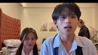 فلیکس و جی جی در پشت صحنه ی سریال جواهر بخش ای