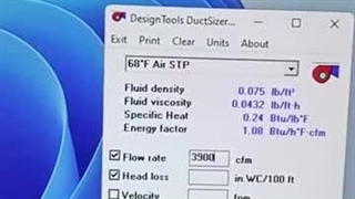 آموزش سریع و کابردی نرم افزار داکت سایزر DUCT SIZER / طراحی ابعاد کانال های هوا با حل یک مثال واقعی