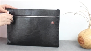 معرفی و آنباکس فولدر چرم طبیعی مدل F117 از برند چرم آتریس