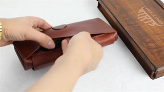 معرفی و آنباکس کیف پول زنانه چرم طبیعی مدل P101 از برند چرم آتریس