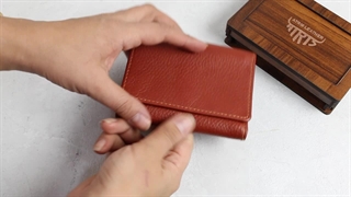 معرفی و آنباکس کیف جیبی چرم طبیعی مدل W103 از برند چرم آتریس