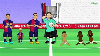 کارتون; بارسا 3-2 رئال