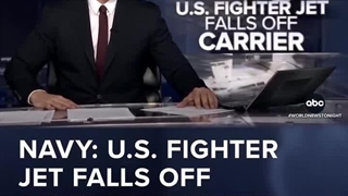 هواپیمای جنگی هفتاد میلیون دلاری آمریکا به دریا سقوط کرد