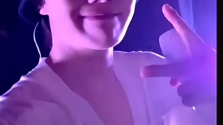 Jhope on the stage in Singapore