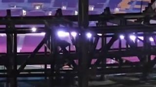 تست نورپردازی نیوکمپ: