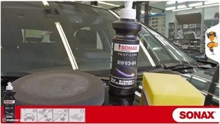 اسفنج پولیش نرم خاکستری سوناکس Sonax Polishing Sponge Grey 160 Soft Antihologram