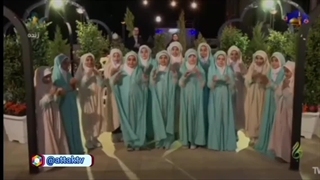 اجرای گروه سرود دختر نم نم بارون درگز از شبکه استانی