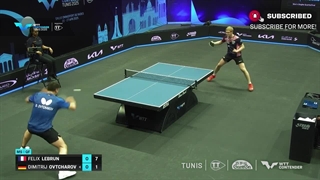 شکست سنگین Dimitrij Ovtcharov نفر سوم المپیک از Felix Lebrun