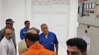 بازدید میدانی مدیرعامل شرکت نفت فلات قاره ایران و هیات همراه از پروژه «طرح جامع F&G لاوان، ناحیه حوضچه آبگیر سیستم