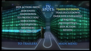 Star Wars: Episode III – Revenge of the Sith (2005 DVD Menu Walkthrough) (Disc 2)