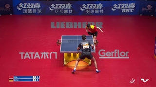 مسابقه تنیس روی میز مالانگ با تیمو بل جام جهانی پینگ پنگ 2018