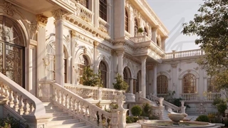 پله ویلا باغ