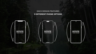 فوتیج آماده چرخش گوشی موبایل + پروژه پریمیر و پروژه افترافکت