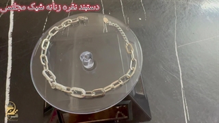 خرید و قیمت دستبند نقره زنانه شیک مجلسی