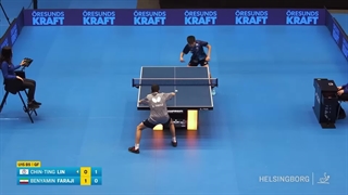 بازی فوق العاده بنیامین فرجی دربرابر حریف بسیار خوب تایوانی