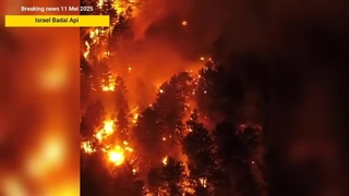 ISRAEL KENA AZAB! BARU SAJA BADAI API HANCURKAN KOTA 11/5/2025, Kebakaran Yerusalem Terbaru