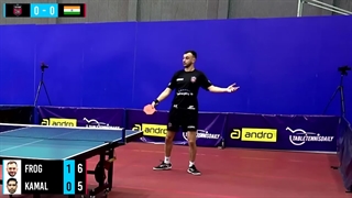 مسابقه تیم کانال یوتیوبی تنیس روی میز روزانه با تیم ملی هند