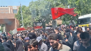 گزارش مردمی از مراسم تشییع پیکر شهید رئیسی و شهدای خدمت