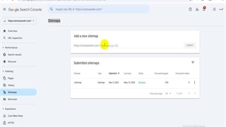 آموزش اتصال Sitemaps در سرچ کنسول
