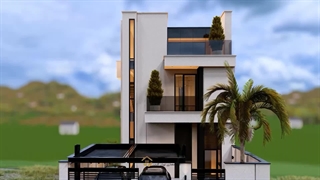 معماری ویلا در زمین شیب‌دار کلاردشت | چالش طراحی ویلا حرفه‌ای