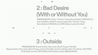 پوستر ترک لیست اهنگ های آلبوم desire: unleash ... کپشن