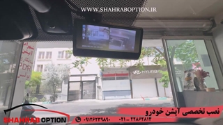 نصب مانیتور اندروید فابریک کارپلی دار آریزو5 نصب دوربین ثبت وقایع آریزو5