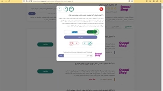 راهنمای تصویری نحوه استفاده از کد تخفیف اسنپ شاپ