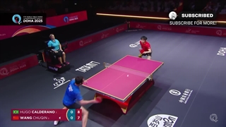 خلاصه مسابقه فینال تنیس روی میز قهرمانی جهان دوحه 2025 کالدرانو وانگ چوچین