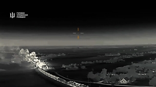 حمله پهپادی اوکراین به قطار سوخت‌ رسانی روسیه