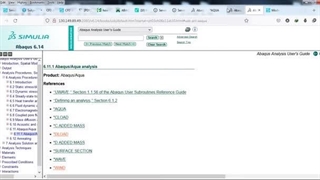 ABAQUS AQUA-Wind load and fluid wave analysis