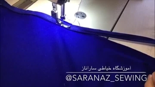 دوخت زیپ برای پارچه های کش دار - ساراناز
