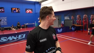 به چالش کشیدن تام جارویس قهرمان تنیس روی میز انگلستان