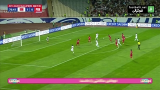 گل دوم ایران به کره شمالی (مهدی طارمی)