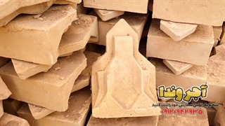 کاربرد آجر مقرنس در لبه بام و نمای سنتی ساختمان
