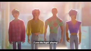 پخش اهنگ Love Me Right اکسو در فیلم نتفلیکسk pop demon hunters