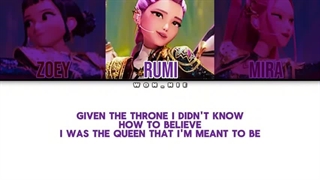 لیریک آهنگ Golden/K_pop demo hunters