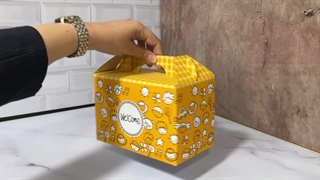 جعبه پذیرایی ویژه کودکان (زرد)